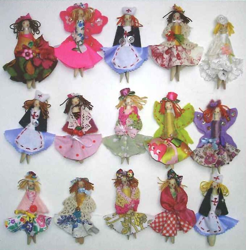 Create a peg doll