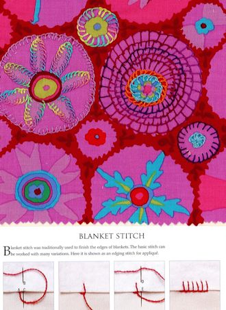 YE folio Blanket Stitch